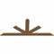 Ekena Millwork Saratoga Timber Gable Bracket, Western Red Cedar, 84"W x 35"H x 1 1/2"D x 5 1/2"F, 10/12 Pitch GBW084X35X0206SAR00SWR - alternate 5